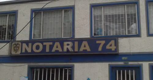 NOTARIA 74  CALLE 80I NOTARIA 74  CALLE 80I